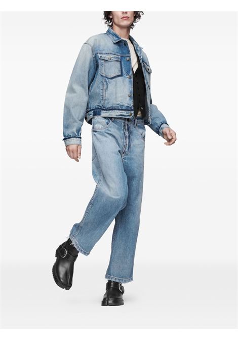 cropped straight leg jeans man blue MAISON MARGIELA | S50LA0245 S30561987